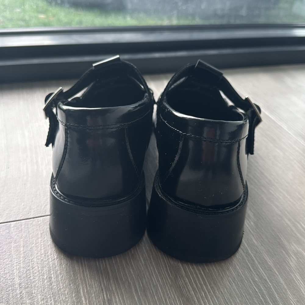 G.H. Bass Women's Mary Jane Heel Loafer in Black - Picture 4 of 7